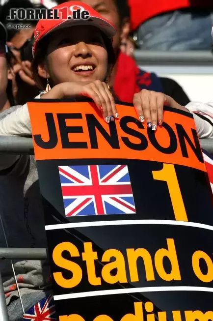 Foto zur News: Jenson-Button-Fans