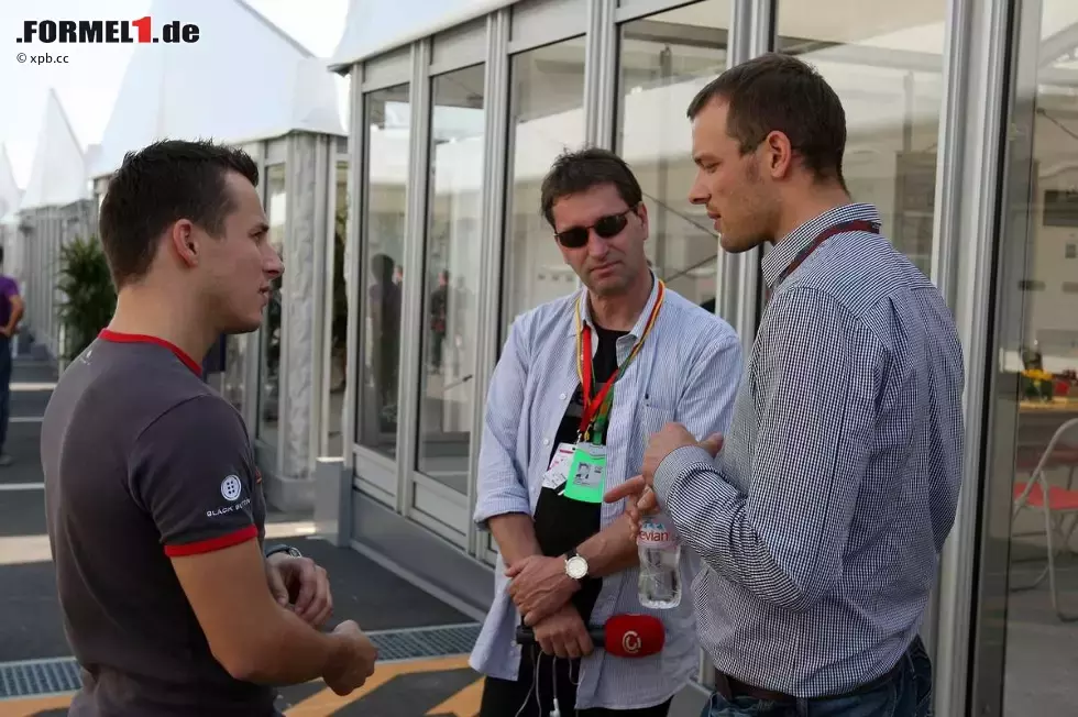 Foto zur News: Österreicher unter sich: Christian Klien (HRT) und Alexander Wurz