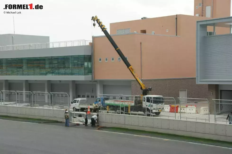 Foto zur News: Bauarbeiten in Yeongam/Südkorea, aufgenommen am 11. Oktober 2010