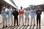 Gallerie: Die Deutschen in der Formel 1: Nico Rosberg (Mercedes), Nico Hülkenberg (Williams), Timo Glock (Virgin), Adrian Sutil (Force India), Nick Heidfeld (Sauber), Michael Schumacher (Mercedes) und Sebastian Vettel (Red Bull)