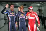 Gallerie: Mark Webber (Red Bull), Sebastian Vettel (Red Bull) und Fernando Alonso (Ferrari)