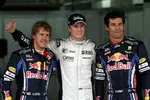 Gallerie: Sebastian Vettel (Red Bull), Nico Hülkenberg (Williams) und Mark Webber (Red Bull)