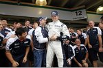 Foto zur News: Rubens Barrichello und Nico Hülkenberg (Williams)