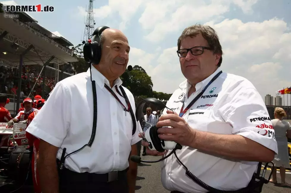 Foto zur News: Peter Sauber (Teamchef) und Norbert Haug (Mercedes-Motorsportchef)