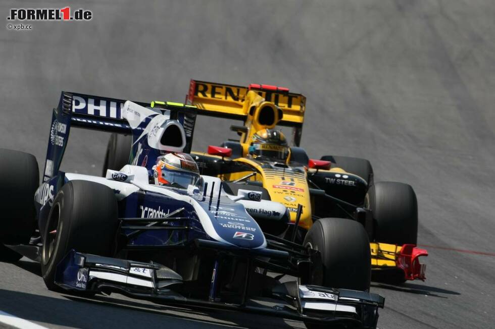Foto zur News: Nico Hülkenberg (Williams) und Robert Kubica (Renault)
