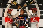 Gallerie: Lewis Hamilton (McLaren), Sebastian Vettel (Red Bull) und Jenson Button (McLaren)