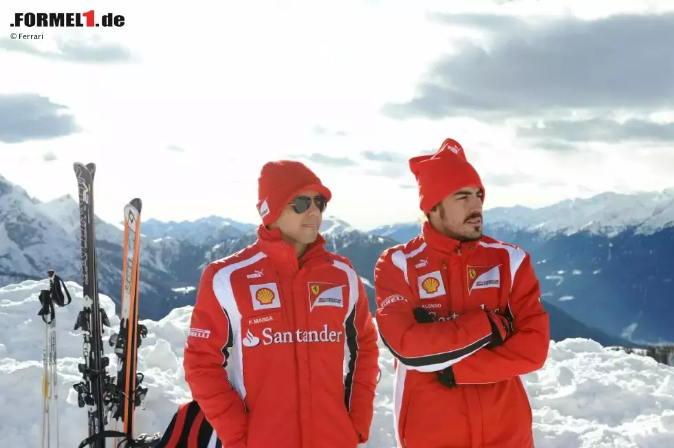 Foto zur News: Felipe Massa und Fernando Alonso (Ferrari)