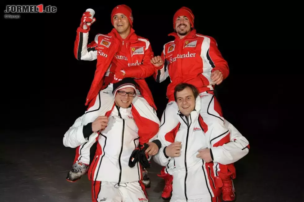 Foto zur News: Felipe Massa und Fernando Alonso (Ferrari)