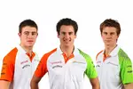 Foto zur News: Paul di Resta, Adrian Sutil und Nico Hülkenberg (Force India)