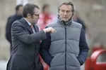 Foto zur News: Stefano Domenicali (Teamchef) (Ferrari) und Luca di Montezemolo (Präsident)