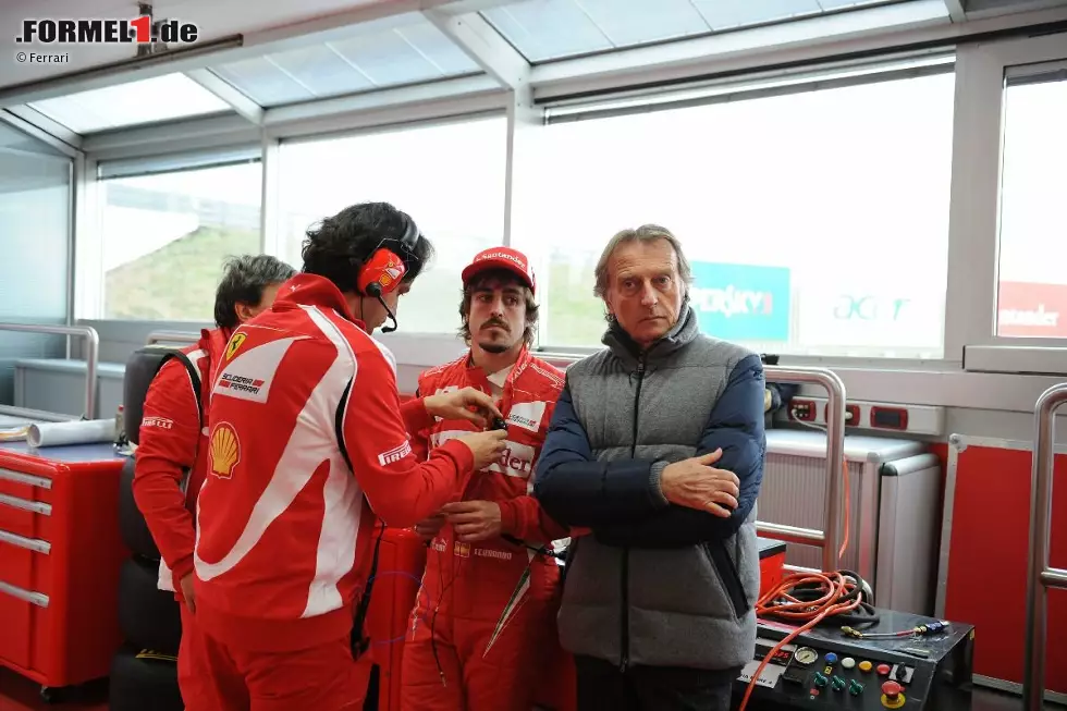 Foto zur News: Fernando Alonso und Luca di Montezemolo (Präsident)