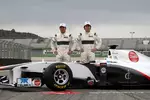 Foto zur News: Sergio Perez und Kamui Kobayashi (Sauber)