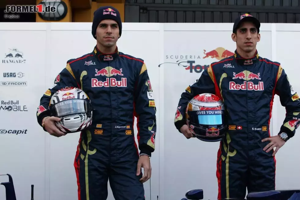 Foto zur News: Jaime Alguersuari (Toro Rosso) und Sebastien Buemi (Toro Rosso)