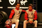 Foto zur News: Timo Glock und Jerome D&#039;Ambrosio (Marussia-Virgin)