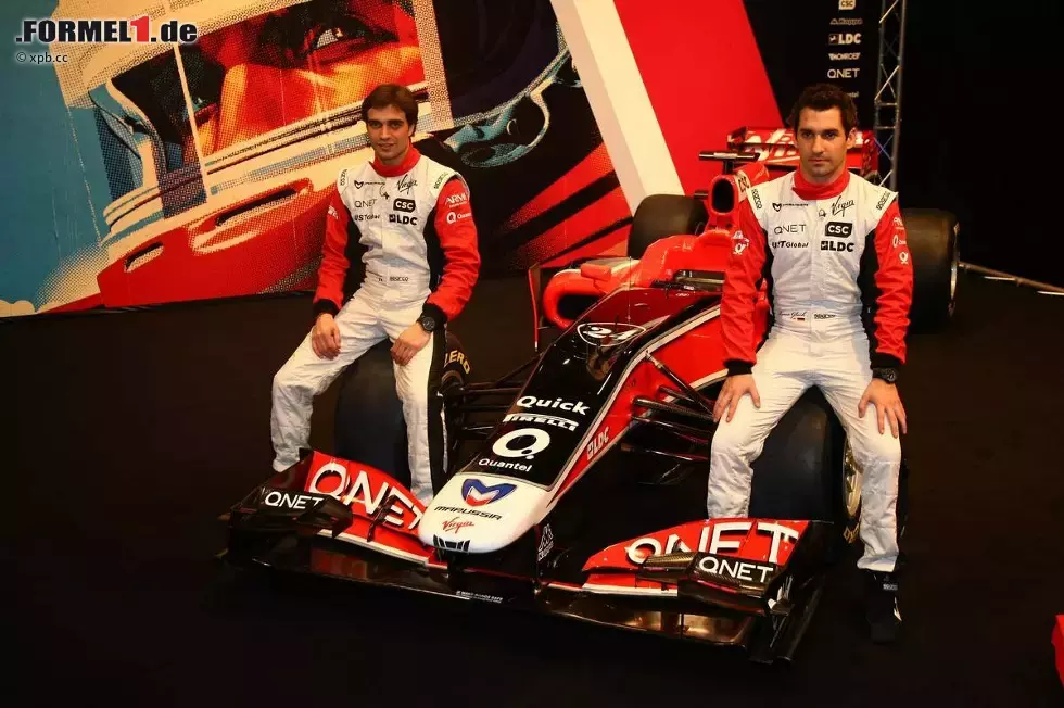 Foto zur News: Jerome D&#039;Ambrosio und Timo Glock (Marussia-Virgin)