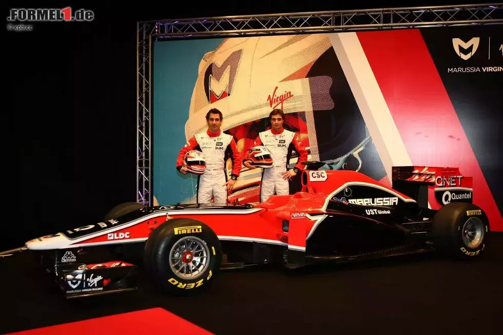 Foto zur News: Timo Glock und Jerome D&#039;Ambrosio (Marussia-Virgin)