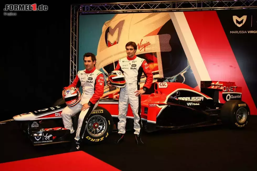 Foto zur News: Timo Glock und Jerome D&#039;Ambrosio (Marussia-Virgin)