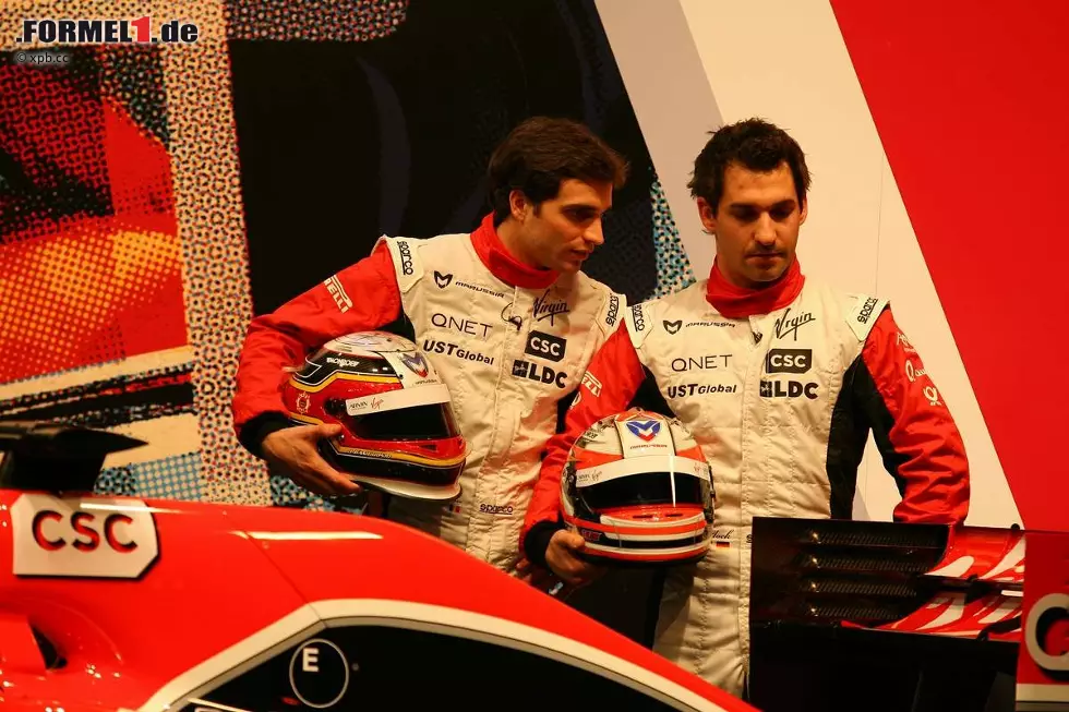 Foto zur News: Jerome D&#039;Ambrosio und Timo Glock (Marussia-Virgin)