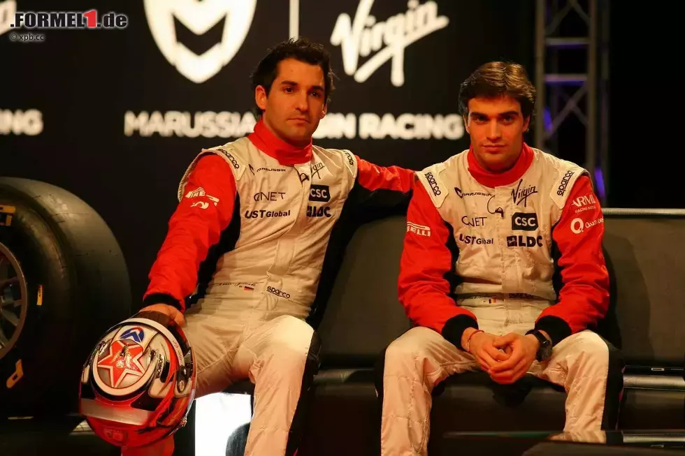 Foto zur News: Timo Glock und Jerome D&#039;Ambrosio (Marussia-Virgin)