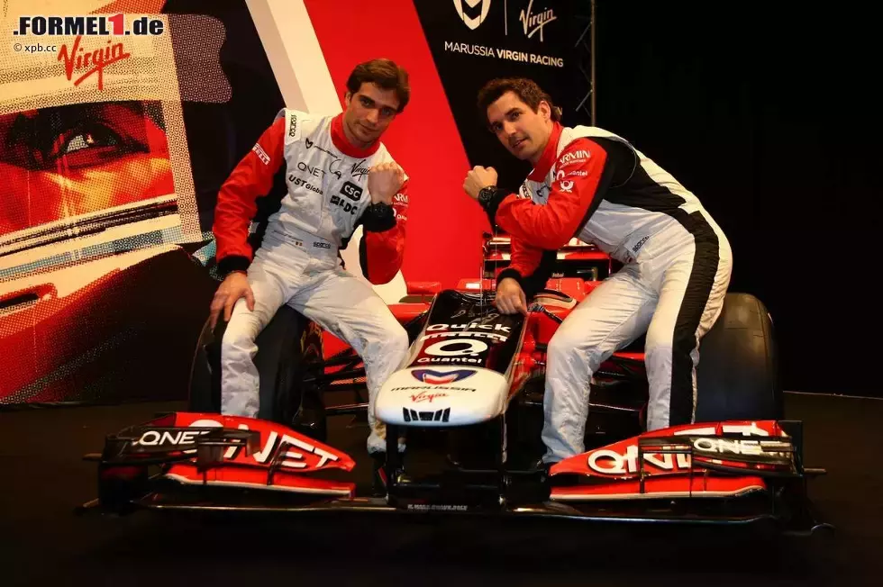 Foto zur News: Jerome D&#039;Ambrosio und Timo Glock (Marussia-Virgin)