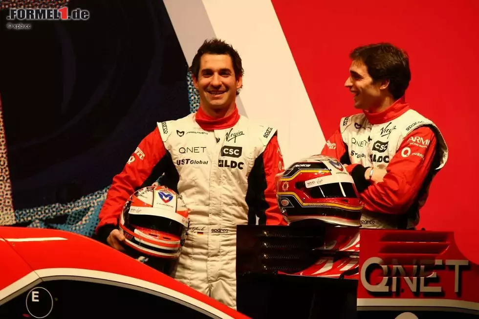 Foto zur News: Timo Glock (Marussia-Virgin) Jerome D&#039;Ambrosio (Marussia-Virgin)