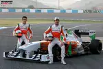 Foto zur News: Paul di Resta (Force India) und Adrian Sutil (Force India)