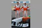 Foto zur News: Paul di Resta (Force India) und Adrian Sutil (Force India)