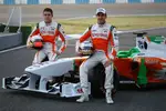 Foto zur News: Paul di Resta (Force India) Adrian Sutil (Force India)