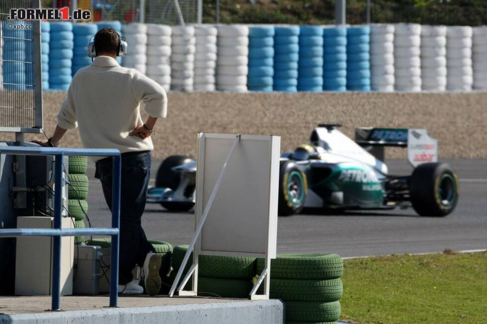 Foto zur News: Michael Schumacher (Mercedes) Nico Rosberg (Mercedes)