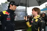 Foto zur News: Mark Webber und Nick Heidfeld (Renault)