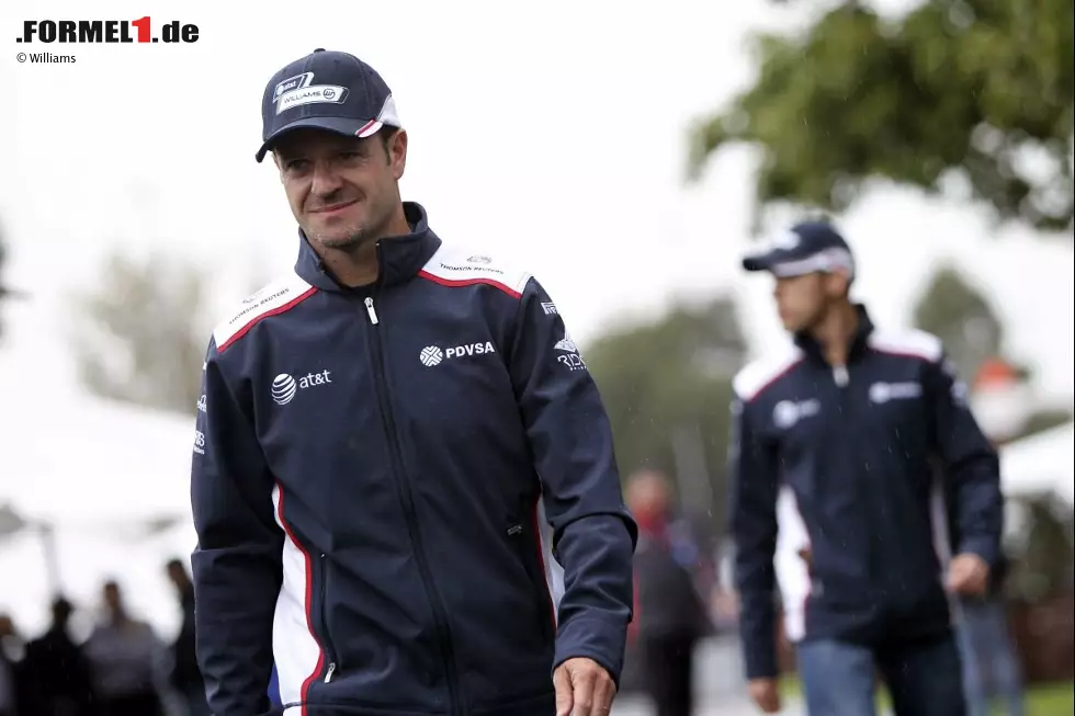 Foto zur News: Rubens Barrichello und Pastor Maldonado (Williams)