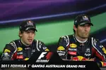 Gallerie: Sebastian Vettel und Mark Webber (Red Bull)