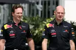 Foto zur News: Christian Horner (Teamchef) und Adrian Newey (Technischer Direktor) (Red Bull )