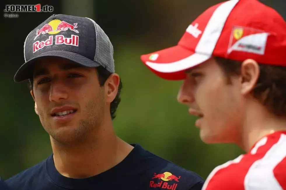 Foto zur News: Daniel Ricciardo Jules Bianchi (Ferrari)