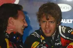 Gallerie: Christian Horner (Teamchef) und Sebastian Vettel (Red Bull)