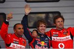 Gallerie: Lewis Hamilton (McLaren), Sebastian Vettel (Red Bull) und Jenson Button (McLaren)