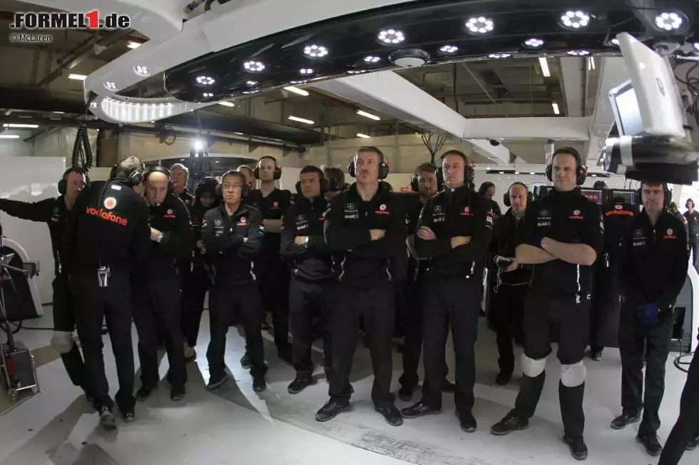 Foto zur News: McLaren-Crew