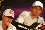 Foto zur News: Michael Schumacher (Mercedes) und Nico Rosberg (Mercedes)