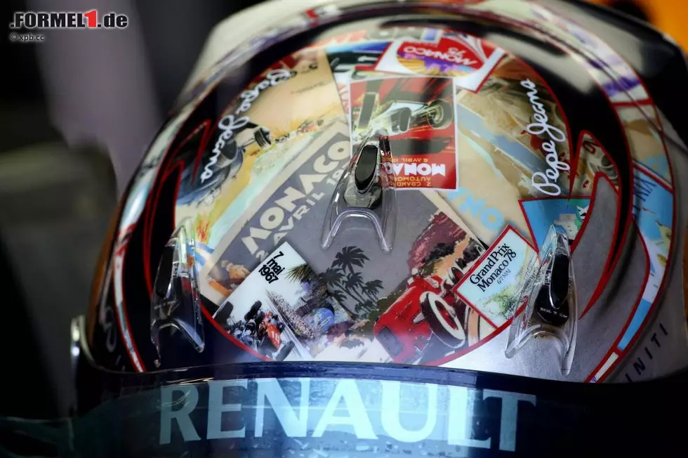 Foto zur News: Alte Poster auf dem Helm: Sebastian Vettels (Red Bull) Design für Monaco