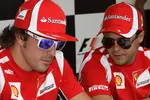 Foto zur News: Fernando Alonso (Ferrari) Felipe Massa (Ferrari)