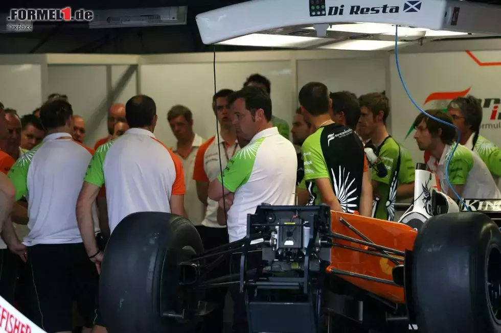 Foto zur News: Blick zu Force India