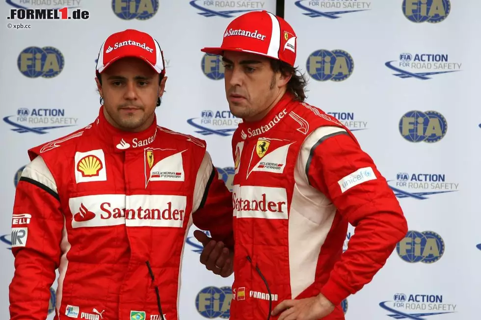 Foto zur News: Felipe Massa und Fernando Alonso (Ferrari)