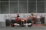 Foto zur News: Fernando Alonso (Ferrari)und Felipe Massa (Ferrari)