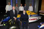 Foto zur News: Diverse Williams-Fahrer, Bernard Rey und Frank Williams