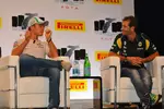 Foto zur News: Nico Rosberg (Mercedes) und Jarno Trulli (Lotus)