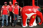 Foto zur News: Felipe Massa, Stefano Domenicali und Fernando Alonso