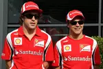 Foto zur News: Fernando Alonso und Felipe Massa (Ferrari)