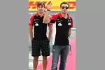 Foto zur News: Jerome D&#039;Ambrosio (Marussia-Virgin) und Timo Glock (Marussia-Virgin)