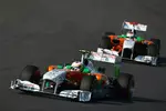 Foto zur News: Paul di Resta (Force India) und Adrian Sutil (Force India)