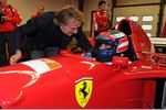 Foto zur News: Gerhard Berger im Ferrari 412 T2